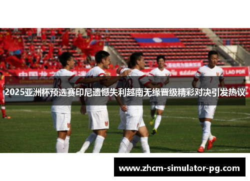2025亚洲杯预选赛印尼遗憾失利越南无缘晋级精彩对决引发热议